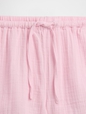 Kids Cotton Gauze Easy Ruffle Shorts