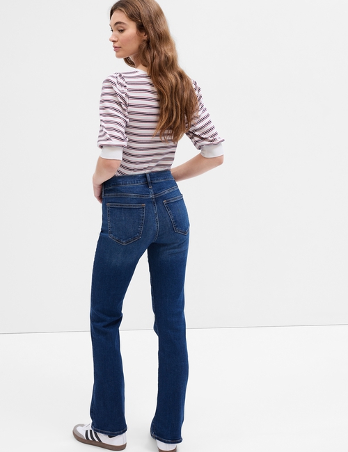 Mid Rise Baby Boot Jeans