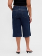 High Rise Culotte Jeans