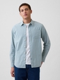 Stretch Poplin Shirt in Standard Fit