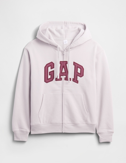 Relaxed Gap Logo Zip Hoodie