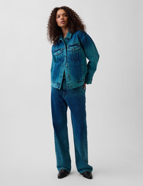 Gap × HFR Oversized Icon Denim Jacket by IGDALYAH