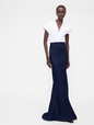 GapStudio High Rise Seamed Denim Maxi Skirt