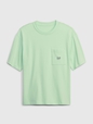 Oversized Gap Logo Pique Pocket T-Shirt