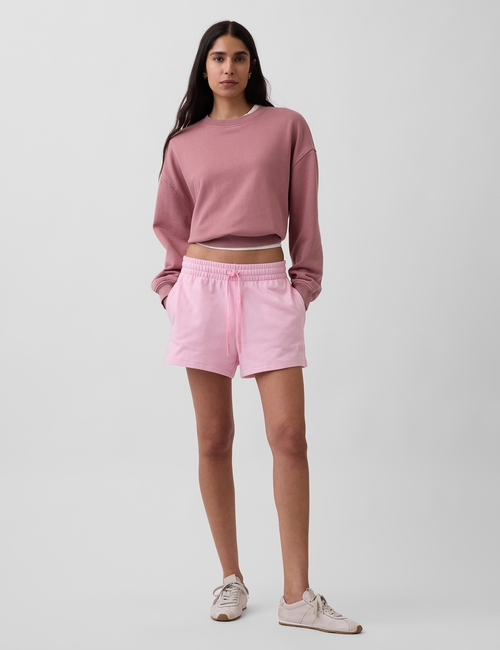 3" French Terry Relaxed Logo Sweat Shorts