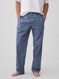 Relaxed Poplin PJ Pants