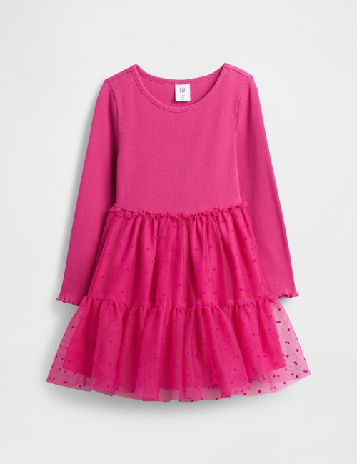 Baby & Toddler Tulle Mixed Media Dress