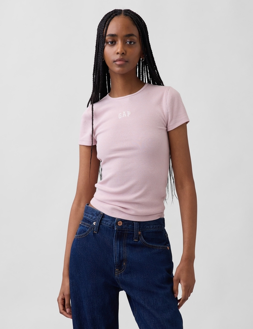 Modern Rib Gap Logo T-Shirt
