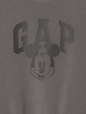 Gap × Disney Kids Vintage Soft Mickey Mouse Logo Cropped Sweatshirt