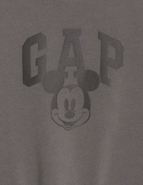 Gap × Disney Kids Vintage Soft Mickey Mouse Logo Cropped Sweatshirt