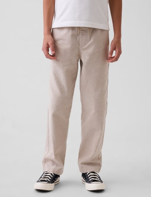 Kids Linen-Cotton Relaxed Easy Pants
