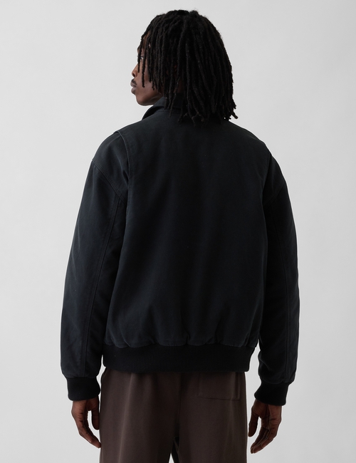 Canvas Bomber Jacket