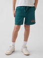 Kids Relaxed Gap Logo French Terry Pull-On Shorts