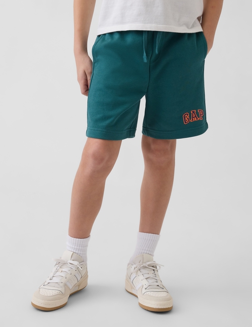Kids Relaxed Gap Logo French Terry Pull-On Shorts