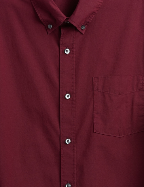 Stretch Poplin Shirt in Standard Fit