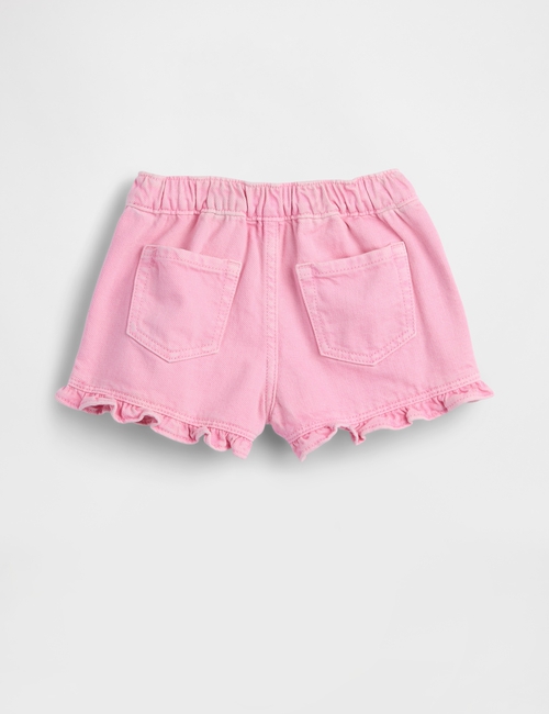 Baby & Toddler Denim Stride Pull-On Ruffle Shorts
