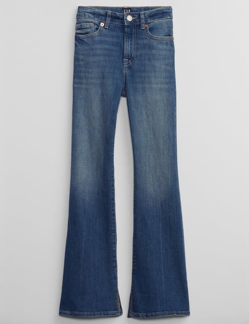Kids High Rise '70s Flare Jeans with Washwell