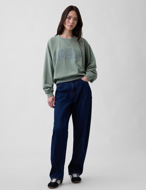 French Terry Raglan Logo Sweatshirt