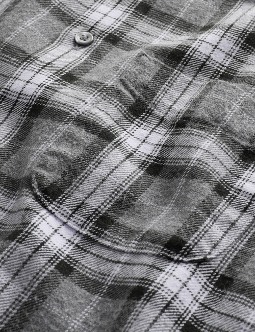 Organic Cotton Relaxed Flannel Shirt
