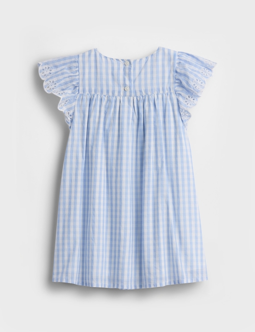 Baby & Toddler Eyelet Gingham Dress