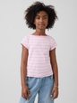 Kids Cap-Sleeve Fitted T-Shirt
