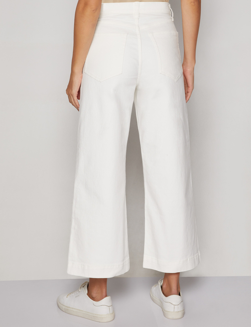 High Rise Wide-Leg Crop Jeans