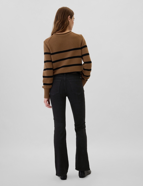Mid Rise Baby Boot Jeans