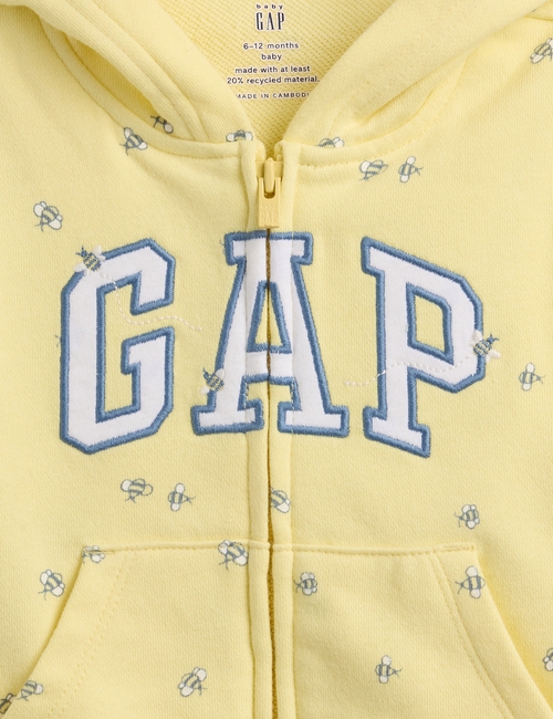Baby VintageSoft Terry Gap Logo Zip Hoodie
