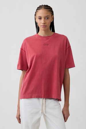 Organic Cotton VintageSoft Athletic Logo Tunic T-Shirt