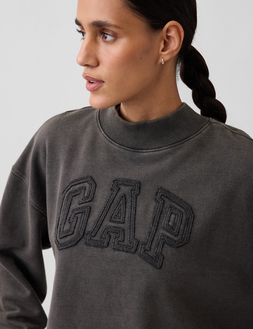 Heavyweight French Terry Oversized Mockneck Sweatshirt