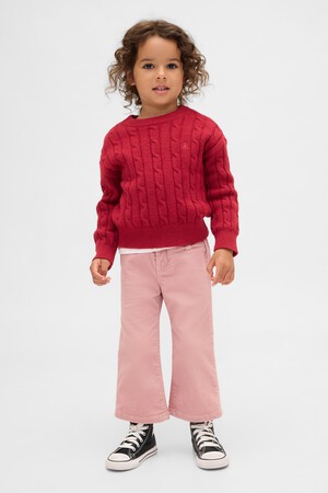 Baby & Toddler Velvet Bow Stride Jeans