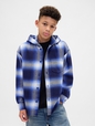 HOODED FLANNEL SHIRT