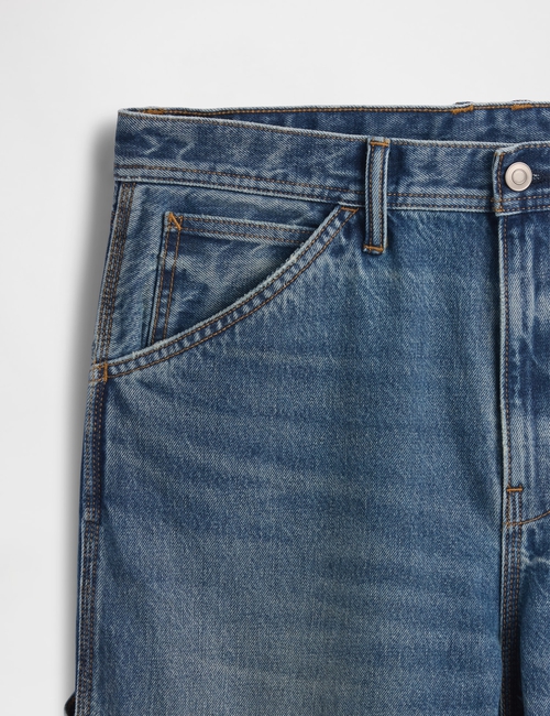 Extra Baggy Denim Carpenter Shorts
