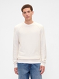 Garter Crewneck Sweater