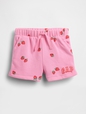 babyGap Logo Pull-On French Terry Shorts