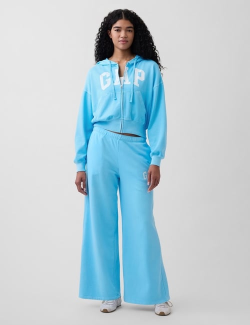 Oversized Gap Logo French Terry Zip Hoodie