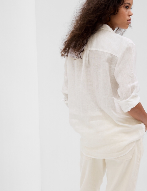 Linen Boyfriend Shirt