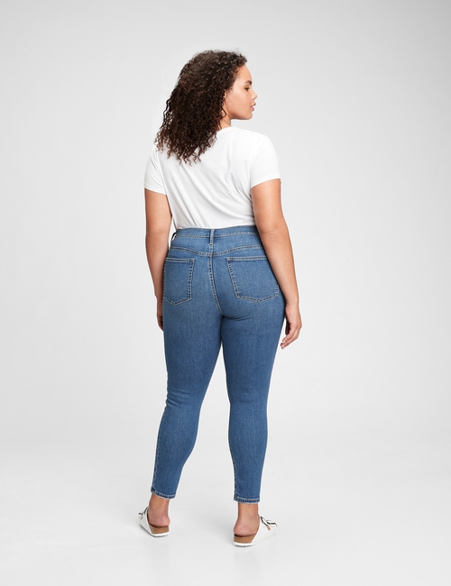 High Rise True Skinny Jeans