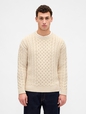 Relaxed Cable-Knit Sweater