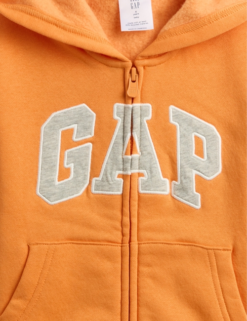 babyGap Relaxed Logo Zip Hoodie