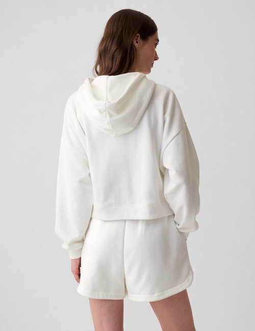 Vintage Soft Cropped Hoodie
