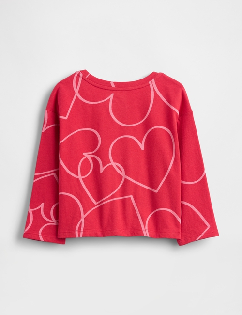 BF LS RELAXED PRINTED TEE