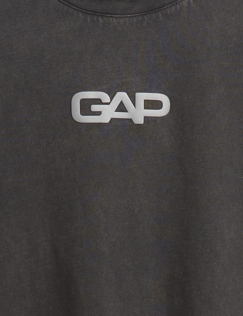Relaxed Gap Logo Crop T-Shirt