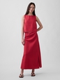 MAXI SLIP SKIRT - LINEN
