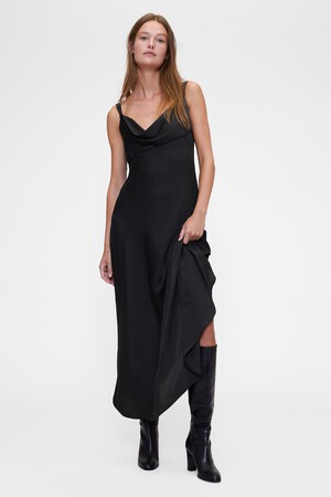GapStudio Satin Slip Maxi Dress