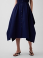 Poplin Handkerchief Shirtdress