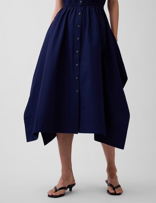 Poplin Handkerchief Shirtdress