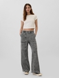 High Rise Wide-Leg Pull-On Jeans