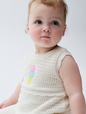 G SL CROCHET GRAPHIC SHORTIE