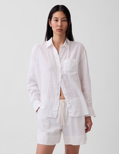 100% Linen Oversized Shirt
